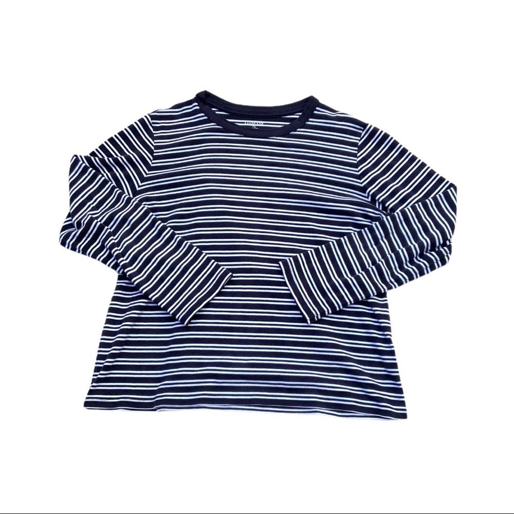 Land’s End stripped cotton long sleeve